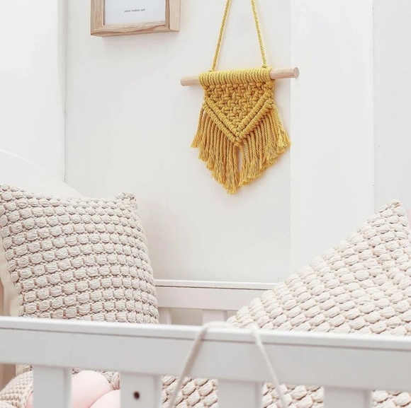 2 Macrame Pieces - Picture 4 of 4